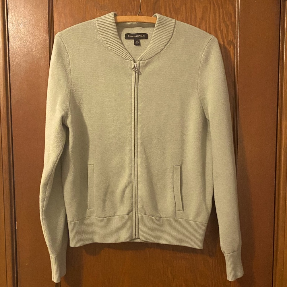Banana Republic Zip up Cardigan